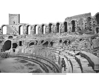 Interior view of the amphitheatre